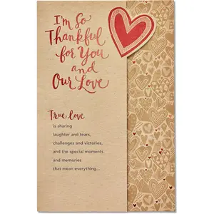 Romantic Card (True Love) Valentines Day Gift