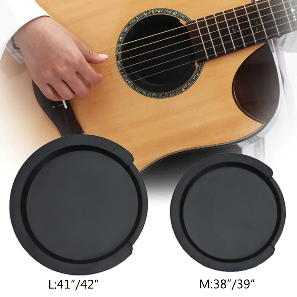 Acoustic Classic Guitar Sound Hole Cover Guitar Noise Reduction Guitar Protection Guitar Accessories Guitar Performance 2 Sizes Easy to Install Buffer Block Stop Plug Parts