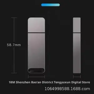 Metal USB flash drive USB 3.1 high-speed transmission for computers, large capacity 512GB 1TB 2TB 16TB, Tech Gadgets