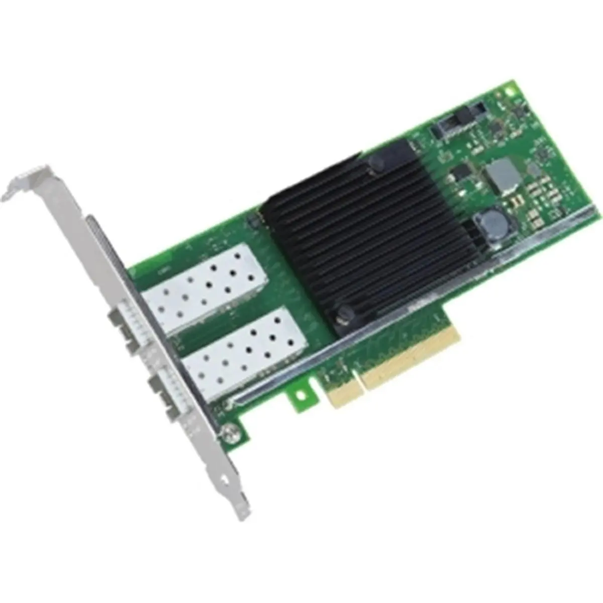 Intel Corp. X710DA2BLK Converged Network Adapter - Copper Cable Direct Attached Twin Axial Ethernet Medium, Low Profile-Full Height Bracket, 2.03 lbs, Up to 10m Cabling