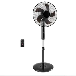 Standing Fan with Remote for Home, Bedroom, Living Room & Covered Balcony – 2 Models: 1050 CFM 15-Speed Quiet DC Fan (120° Osc, 5 Modes, Digital Display) & Portable Fan (3 Speeds, 3 Modes, 80° Osc, 56dB, 15H Timer, Easy Carry), Adjustable Height