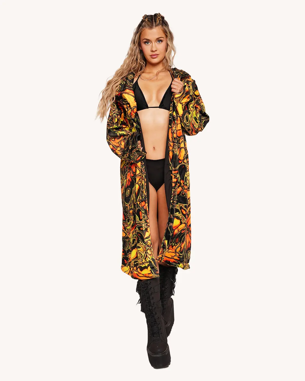 Planet Swirl Zipaway Robe