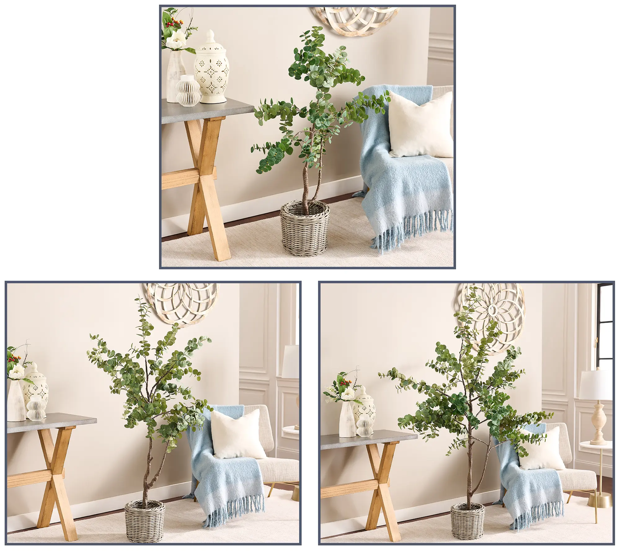 Faux Eucalyptus Tree in Starter Pot By Valerie