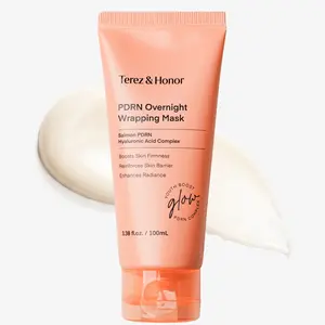 Terez & Honor PDRN Night Wrapping Peel Off Facial Mask: with GHK-CU Copper Peptide, Collagen & Hyaluronic Acid - Firming & Hydration for Radiant Glow, Dermatologist Tested, Korean Skin Care 3.4 FL OZ