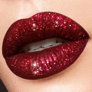 Red envy & vamp glitter lips