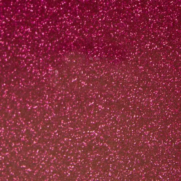 12" Width CPSIA Certified High-Quality Sparkly Hot Pink Glitter PU Siser Heat Transfer Vinyl - for DIY Crafting, Kids of All Ages