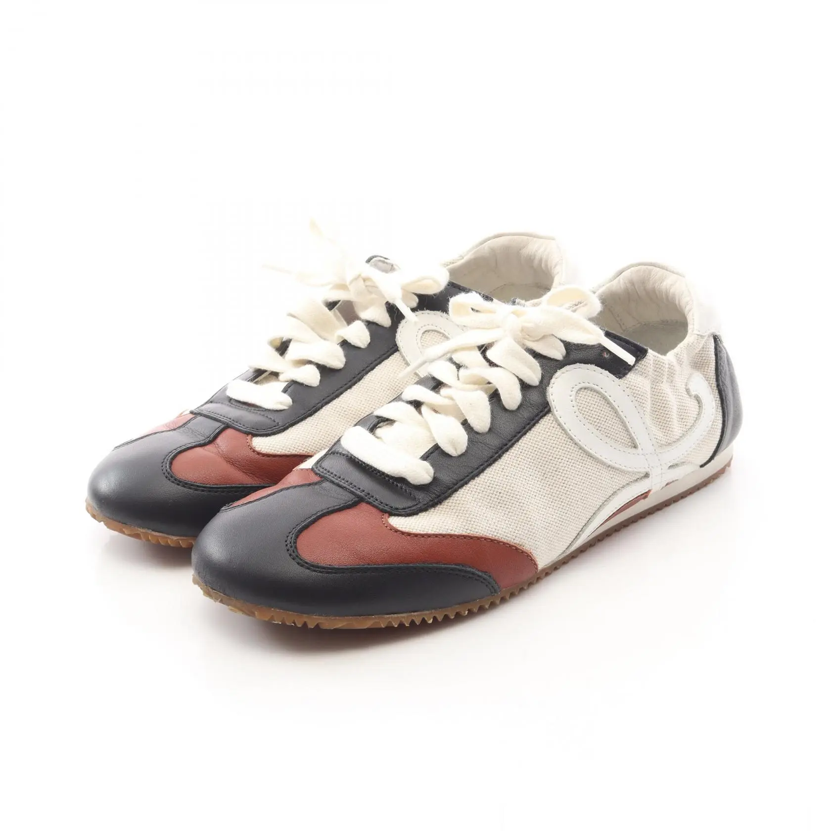 Pre-owned Loewe Other Small Leather Goods Ballet Runner Leather Sneakers