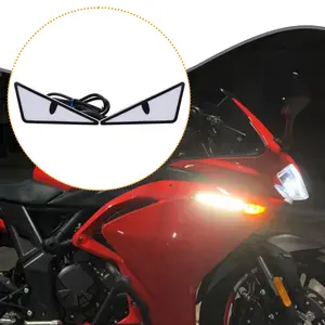 Universal Motorcycle LED Demon Eye Light,USB Devil Eye Demon Evil Eyes Headlight,Waterproof 12v LED Devil Eye Motorcycle Headlight for Any Motorcycle Model