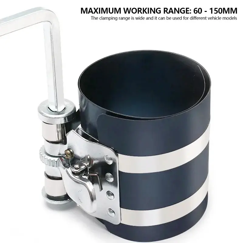 Piston Ring Installer Piston Ring 3/4/6In Piston Ring Compressor Tool Car Engine Vehicle Maintenance Auto Piston Ring Set Tool