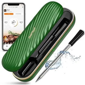 Charmeter Wireless Meat Thermometer, Bluetooth Grill Thermometer,Portable Cooking IP67 Waterproof, Perfect Smoker Accessories Gift for Kitchen Lovers
