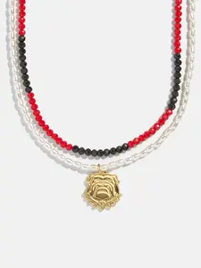 University of Georgia Beaded Logo Necklace Set - University of Georgia