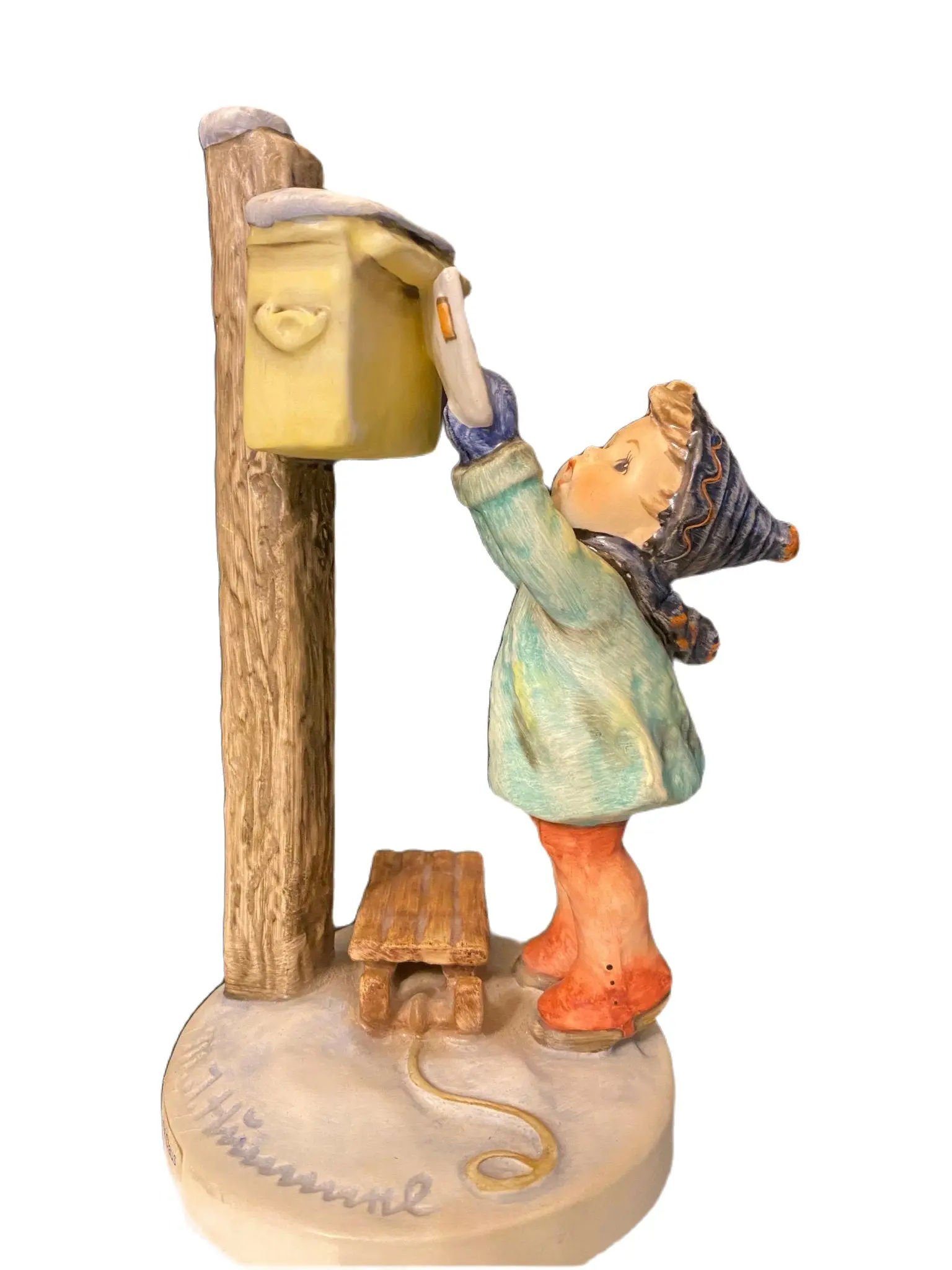 Vintage Goebel Hummel Figurines # 340- c –A letter to santa, TMK-5, 7.2" tall