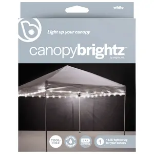 Brightz Canopy Brightz LED Canopy Lights – 40ft Tent Lights for Tailgating, Parties & More