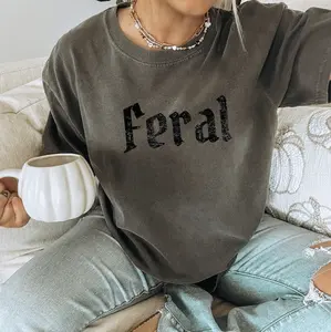 Feral Distressed Comfort Colors Tshirt