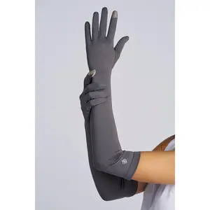 Unisex Culebra Long Full Finger Gloves | Charcoal