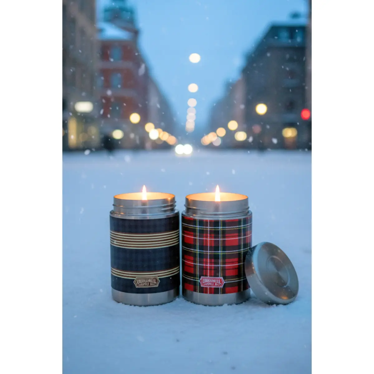Vintage Canteen Candle