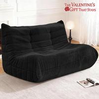 Black - Teddy - Love Seat