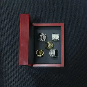 JZG H Y  5 RING ADN BOX Football Championship Ring League Trophy Winner Size 8-14 New