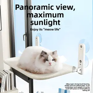 Suction cup hanging bed balcony glass pet cat bedding cat hammock cat nest window window sill bedside sun Cordless Perch