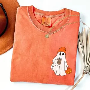 Cute Spooky Coffee Comfort Colors Shirt, Little Ghost Iced Coffee Shirt, Boo Ghost Shirt, Ghost Coffee Shirt, Halloween Coffee Lovers Sweatshirt, Spooky Season Shirt, Ghost Ice Coffee Shirt, Halloween Shirt, Funny Ghost Tee, Spooky Season.