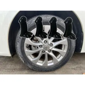 4PCS Funny Prank Tire Valve Stem Caps Airtight Dustproof & Anti-Rust Car Wheel Valve Covers for Cars, SUVs, Bikes & Motorcycles