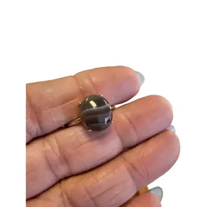 Botswana Agate Adjustable Ring - Unique Pattern gipsy jewelry