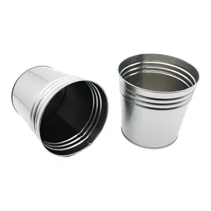 Large Iron Bucket Scented Candle, 13oz Empty Bucket with Glue Seal, Leak-Proof Wax, Three Core Design, Ready Stock