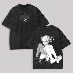 Himiko Toga Printed Unisex Washed T-Shirt b52