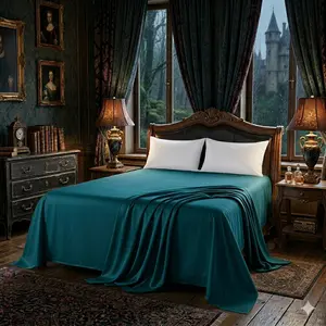 Allinnonee Twin Size Flat Sheet – Hotel Quality Flat Bed Sheet Only, Ultra Soft Cooling Breathable Bedding, Wrinkle Free Fade Resistant Stain Resistant Shrink Resistant Easy Care Durable Top Sheet
