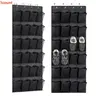 Over The Door Shoe Rack, 1 Count 24-grid Multi Layer Storage Hangable Hanging Shoe Organizer, Shoe Storage Rack, Home Storage & Organization Supplies