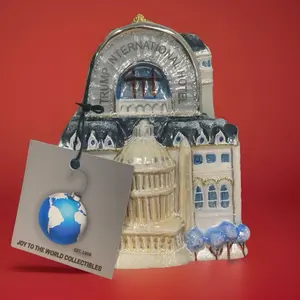 Trump Old Post Office Hotel DC Christmas Ornament