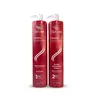 I Belli Capelli Ravenna Keratin Smoothing System 2000ml Cleansing Kit - Anti-Frizz Shampoo & Gloss Reconstructor, Amino Acid-Vitamin Blend, Honeycomb Realignment, 3-6 Month Results for Adult Curly Hair