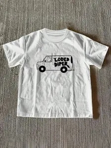 Diper Van Baby Tee, Vintage 90s Style Band Merchandise, Weakling Diary Rodrick Heffley Tee, Unique Devon Bostick Clothing, Loose