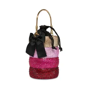 Betsey Johnson Bucket Bag with Multicolor Gems