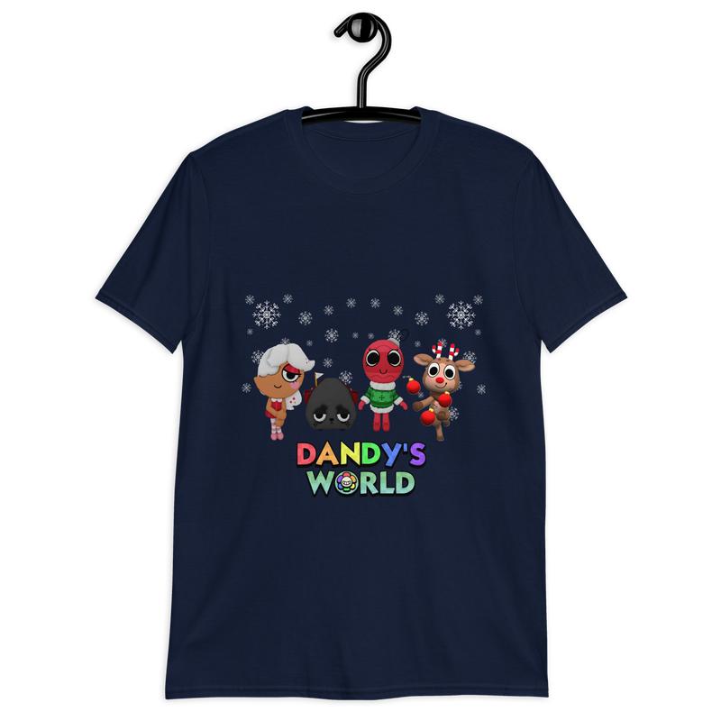 Dandy's World Holiday Toons Roblox T Shirt men gifts shirts