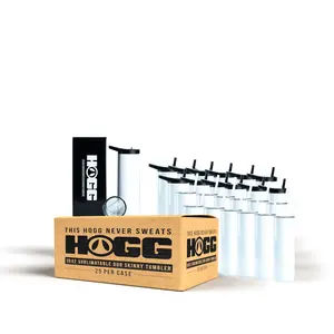 20oz SUBLIMATABLE DUO SKINNY TUMBLER CASE (25 UNITS)