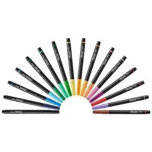 Sharpie Art Pens With Stand-up Hard Case, Fine Point, Assorted Colors (16 ct.)