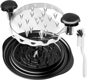 Latest Chicken Shredder Tool Twist 9.84 Inches Large Meat Shredder with Cleaning Brush Ergonomic Handle Dishwasher Safe