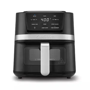 Cuisinart 2.6QT Air Fryer Black Basket Black/Stainless Steel Finish AIR-80 1100W