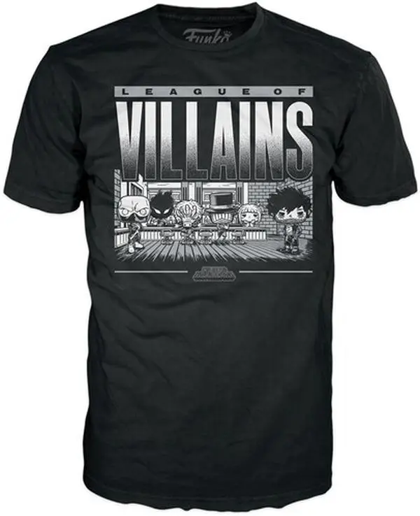 FUNKO BOXED TEE: My Hero Academia - Villains Group -M (FS)  [COLLECTIBLES] M Shirt