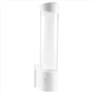 Cup Dispenser, Cup Holder Fits 3Oz - 7Oz Flat Bottom or Cone Cups Water Cups Dispenser Wall Mounted Bathroom