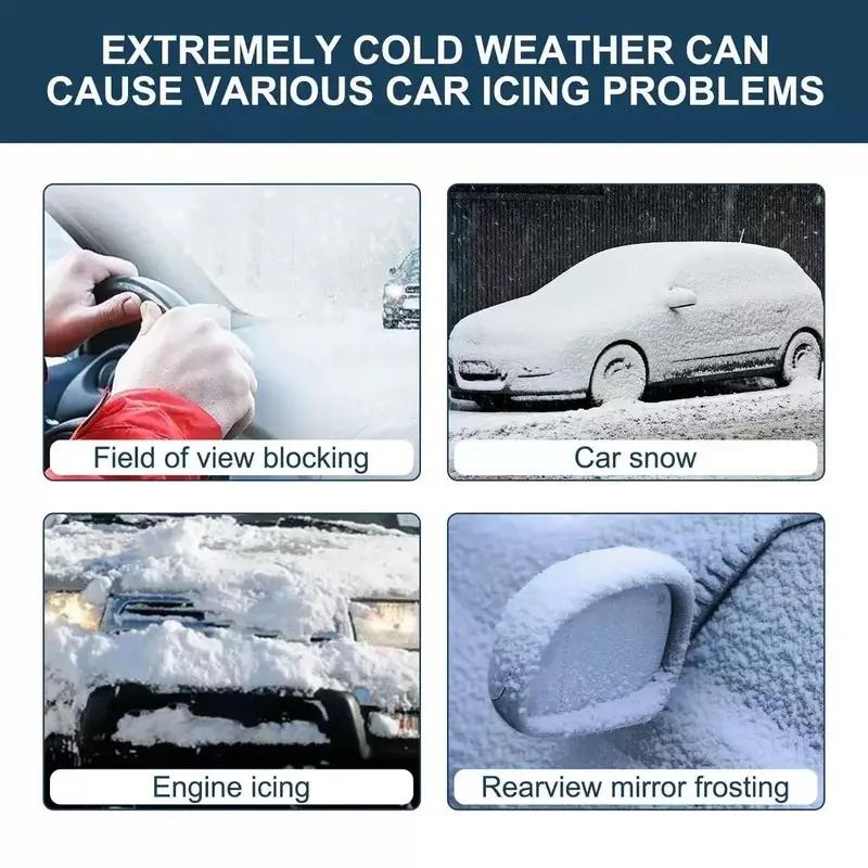 Car snow removal device antifreeze version