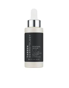Tareen Dermatology Renewal Serum C+E with Tetrahexyldecyl Ascorbate - Potent Antioxidant Protection & Vitamin C-Enriched Formula for Brighter Skin & Collagen Support - Lightweight
