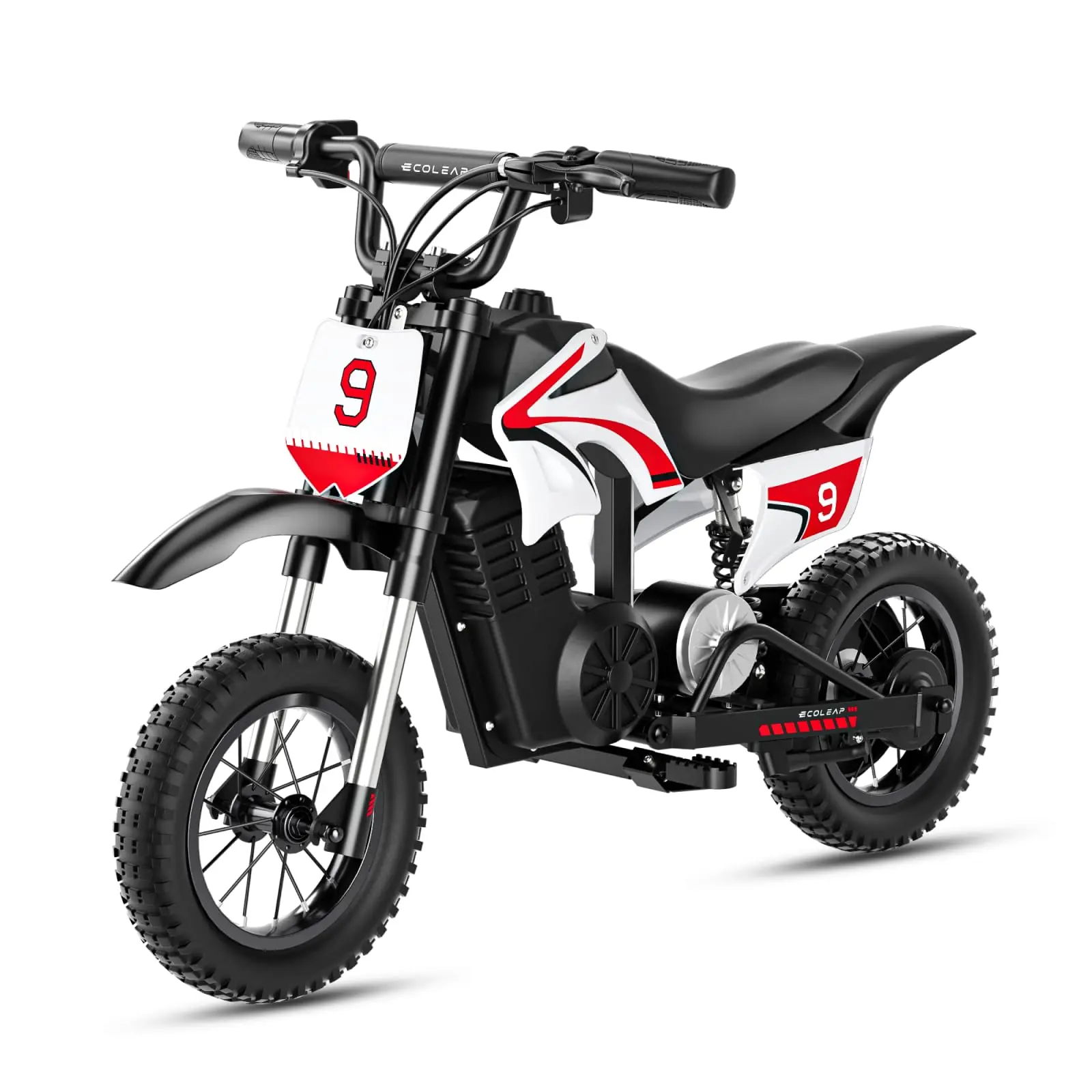 ECOLEAP K1 Kids Electric Bike 36V Motorcycle,16MPH Fast Speed 14 Mile Long-Range,700W Peak 3-Speed Modes Electric Bike for Kids Ages 3-10