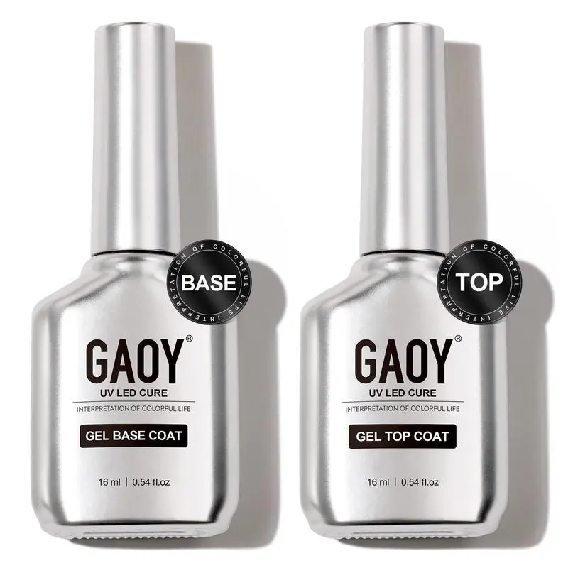 GAOY 2 Pack Sheer Nude Gel Polish Jelly Translucent Pink Gel for DIY Manicure