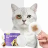 Potaroma Dog & Cat Eye Wipes - 60 Hypoallergenic Biodegradable Pads with Plant Enzyme Cleaning, Vitamin B5 Soothe, Alcohol-Free, Fragrance-Free, Cleans & Soothes, Hand-Inserted Double-Layer Thick Gentle Cleaner for Home Use (Pet Grooming Supplies)