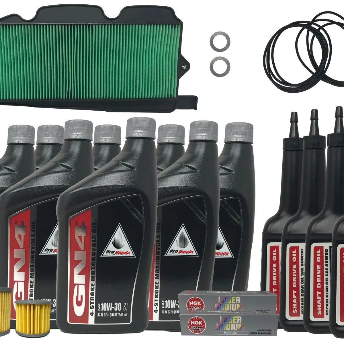 2016-2023 Honda Pioneer 1000 OEM Full Service Kit with 8 Qts of 10W-30 Oil
