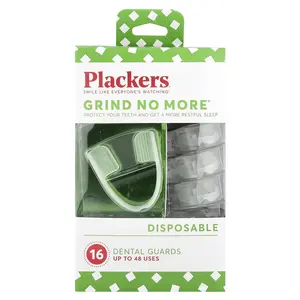 Plackers Grind No More®, Disposable, Dental Guards, 16 Count