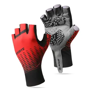 Cycling half-finger gloves men's and women's summer thin breathable non-slip sun protection sports outdoor touch screen pool Waterproof Thermal