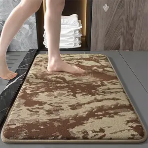Modern Bathroom Rug, Non-Slip Absorbent Mat, Quick-Dry Bath Mat, Decorative Gift, Home Use, Entryway Floor Protector